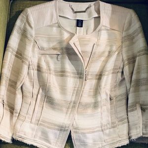 🌷WHBM Frayed Edge Jacket